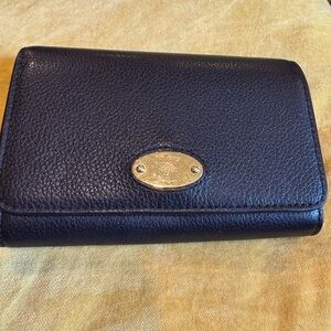 Mulberry black leather wallet